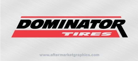 Dominator Tires Decals - Pair (2 pieces)